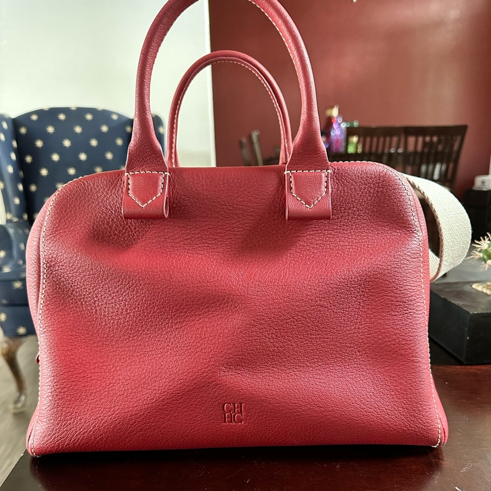 Pre loved beautiful Carolina Herrera blason bag